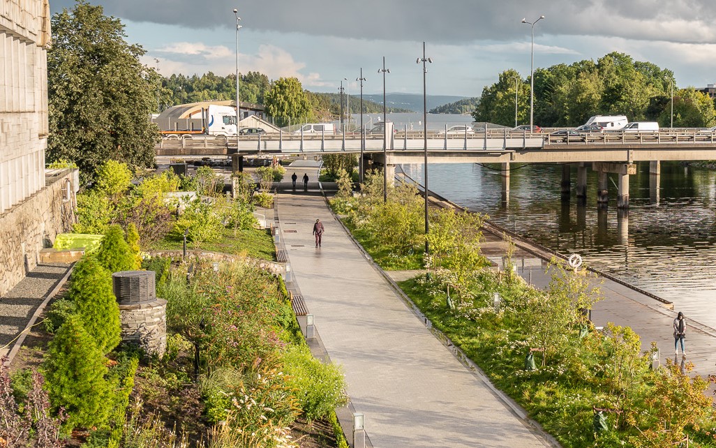 Elvepromenaden Dronninga landskap
