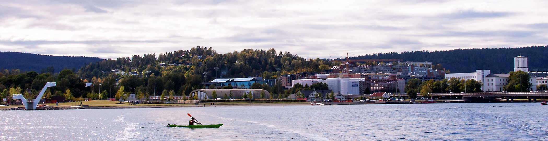 Illustrasjonsfoto: Sandvika fra sjøsiden.