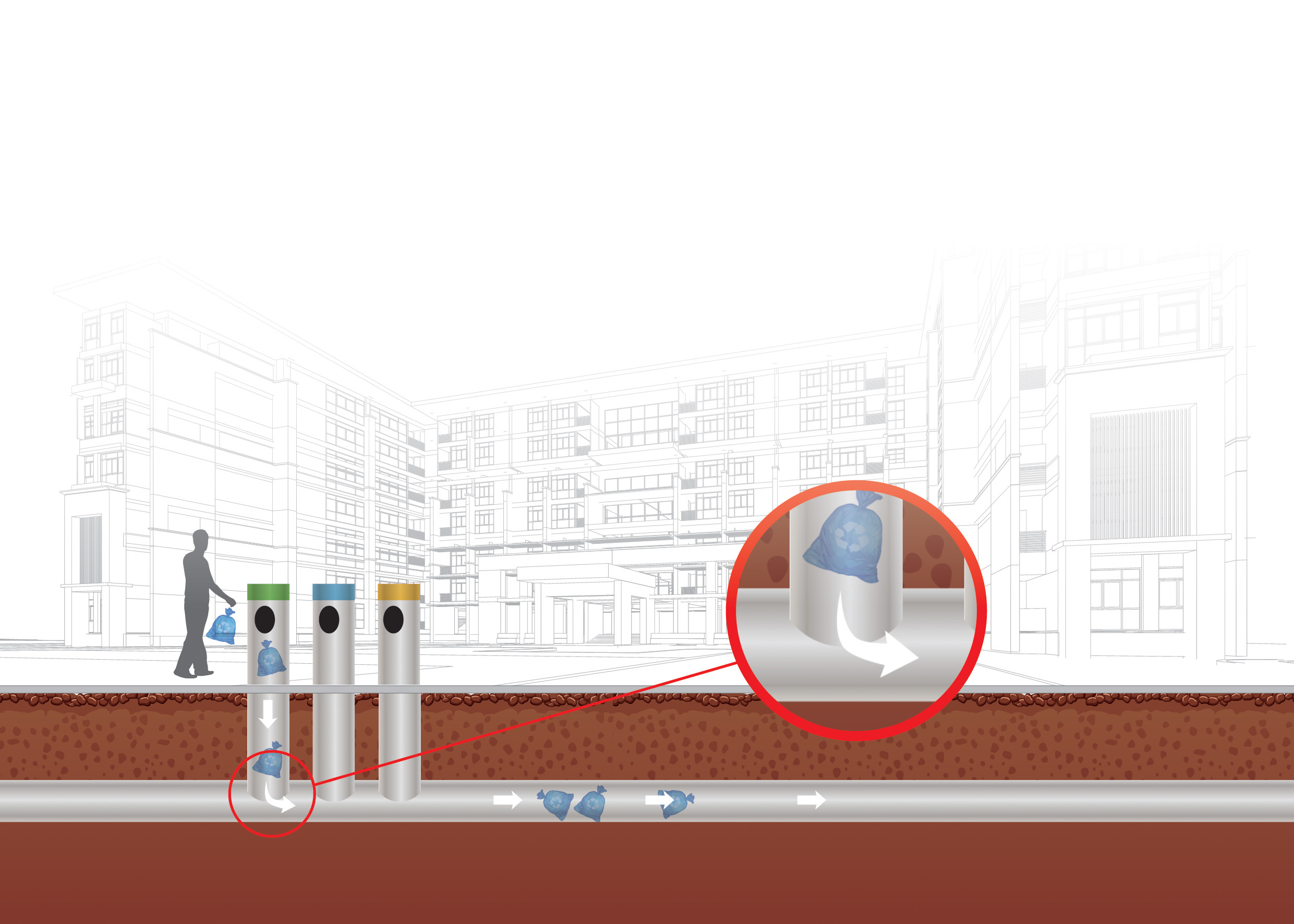 Avfallssug på Fornebu
