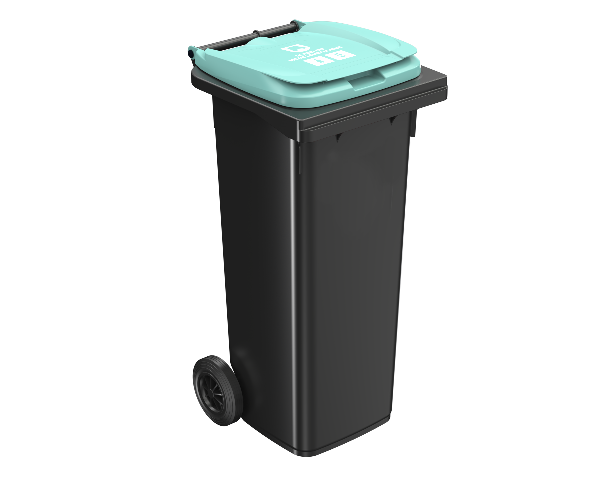 Avfallsbeholder Mål: Bredde 48 x Dybde 55 x Høyde 107.