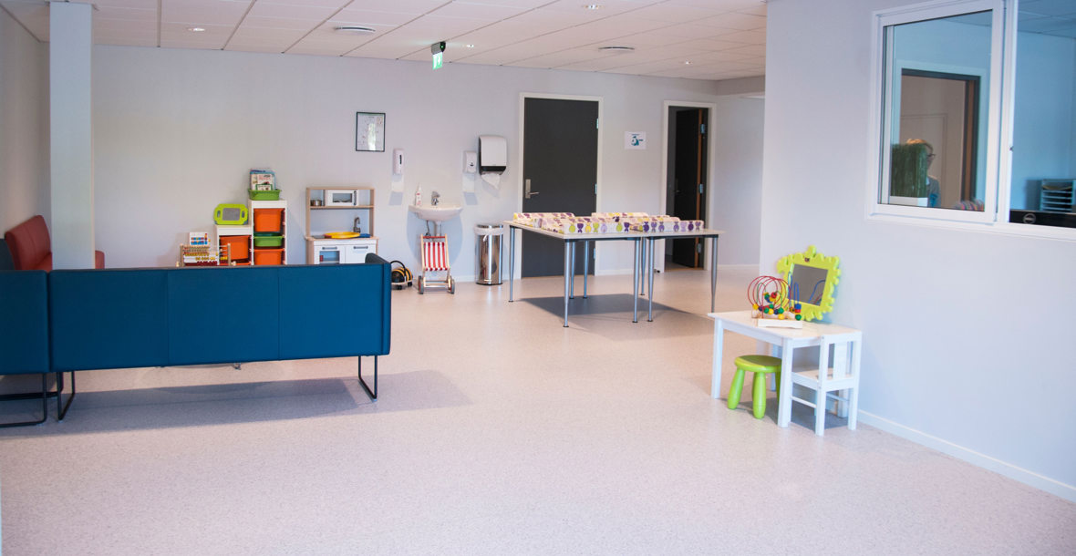 Kolsås Helsestasjon inngangsparti