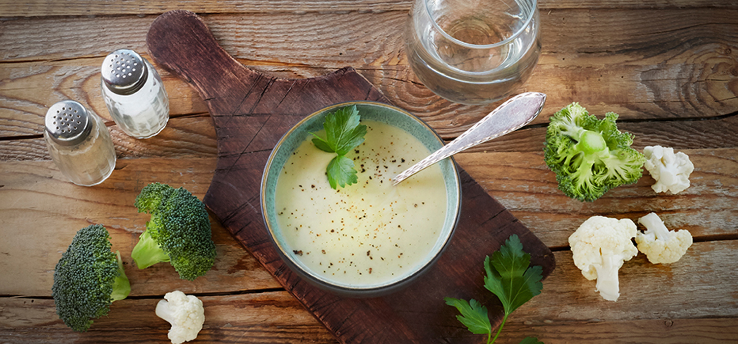 Brokkoli-Blomkålsuppe