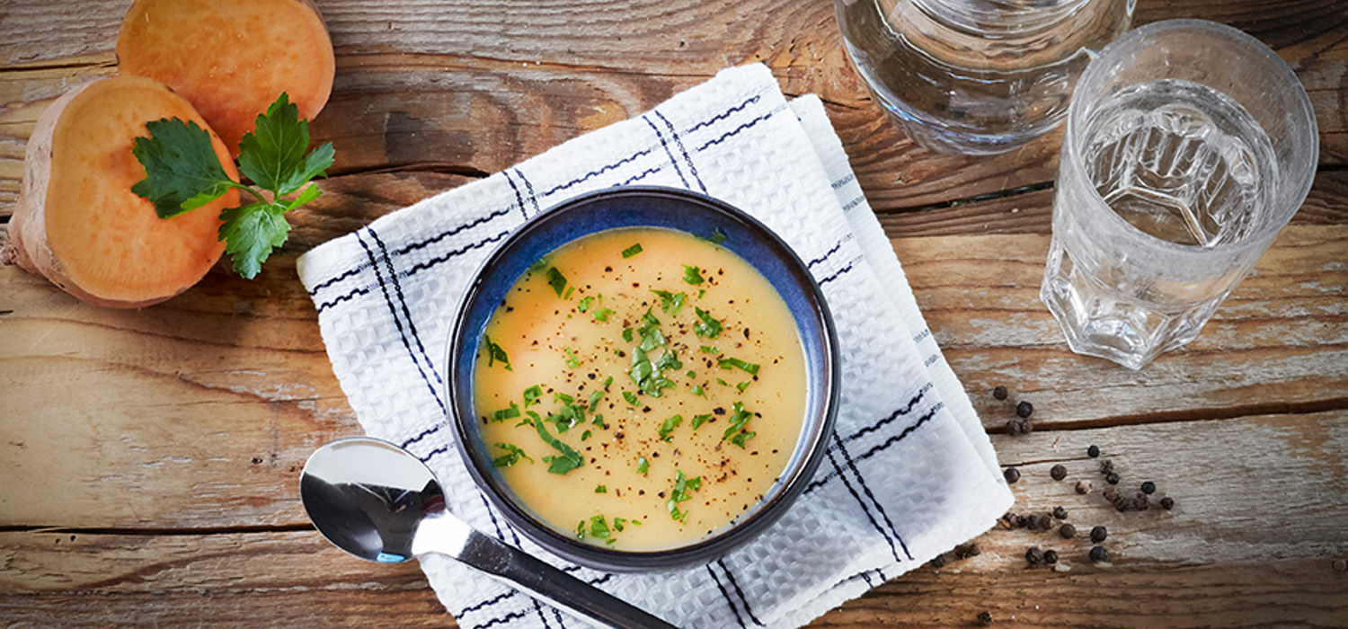 Søtpotetsuppe