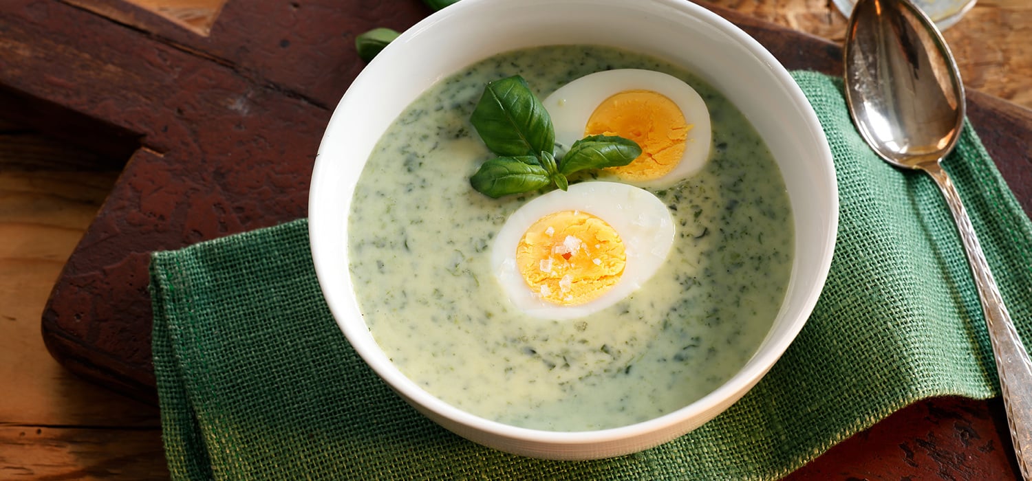 Spinatsuppe