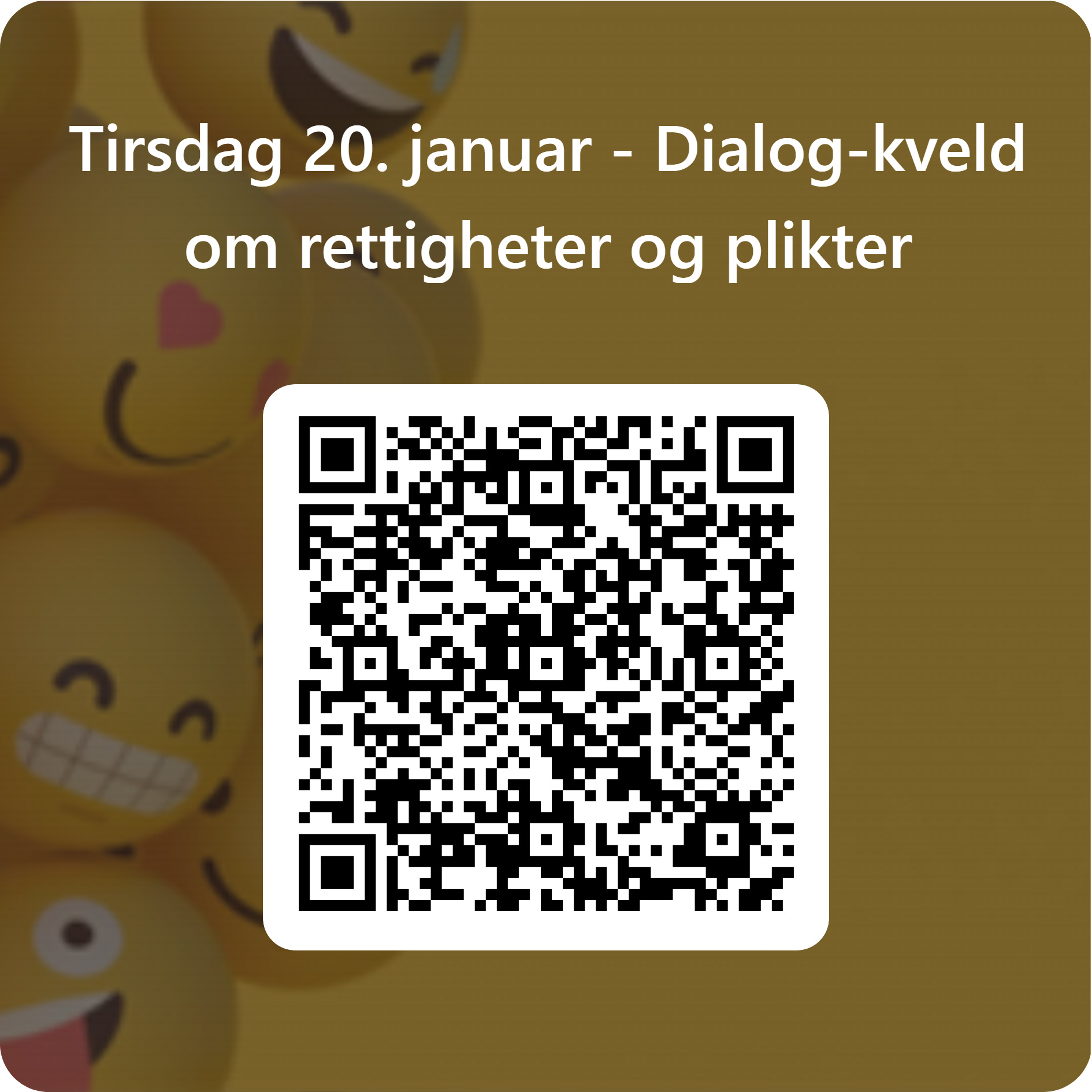 Dialogkonferanse - QR kode 20