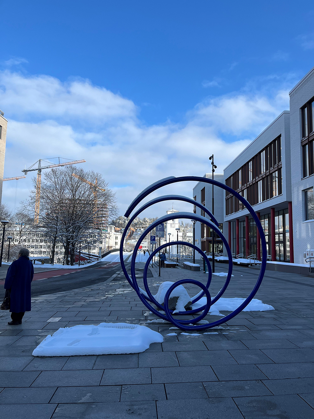 Skulpturer i vinterdrakt - Vekselvirkning