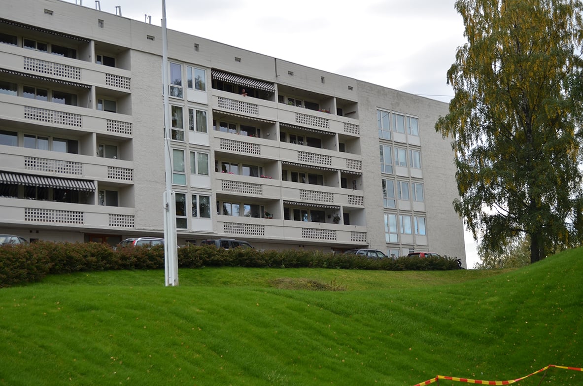 Boligblokken på Bjørnekollen på Haslum