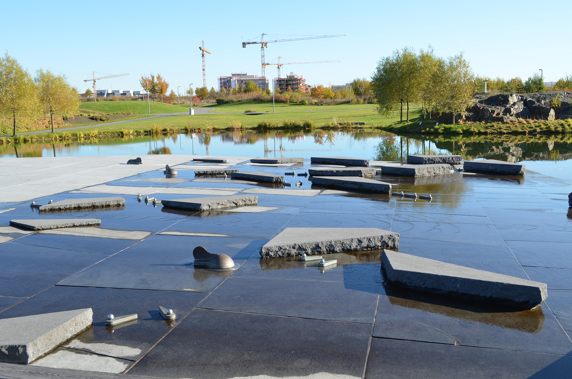 Nansenparken på Fornebu.