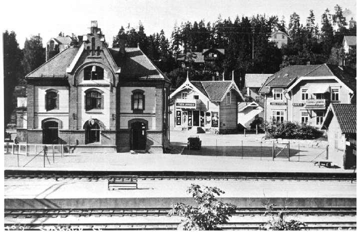 Stabekk stasjon på Drammensbanen