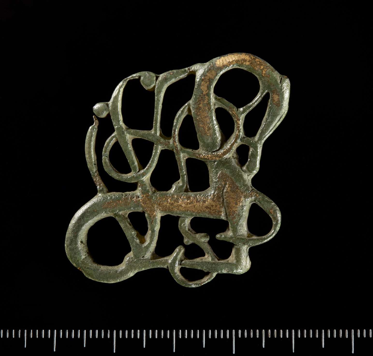 Urnesspenne fra middelalderen, funnet på østre Jong.