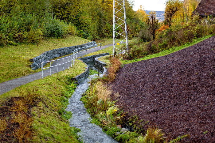 Bærum kommune overvann - Solbergbekken, Sandvika