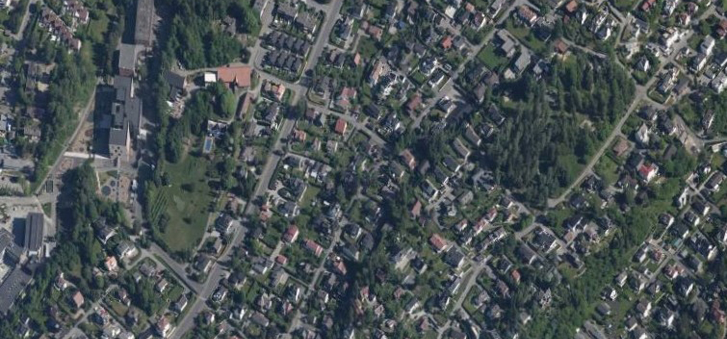Flyfoto av prosjektet Gravsbekken for Vann og avløp