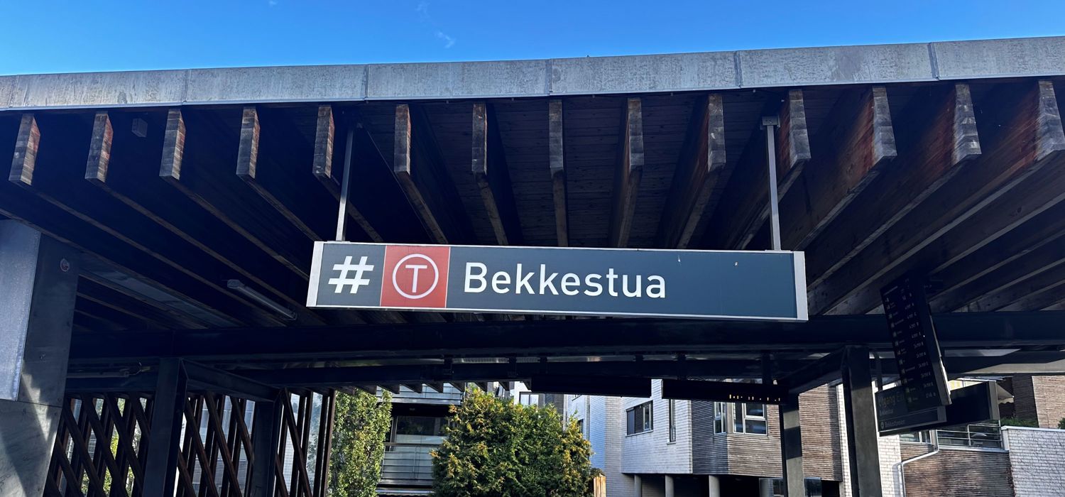 Bilde av Bekkestua t-banestasjon
