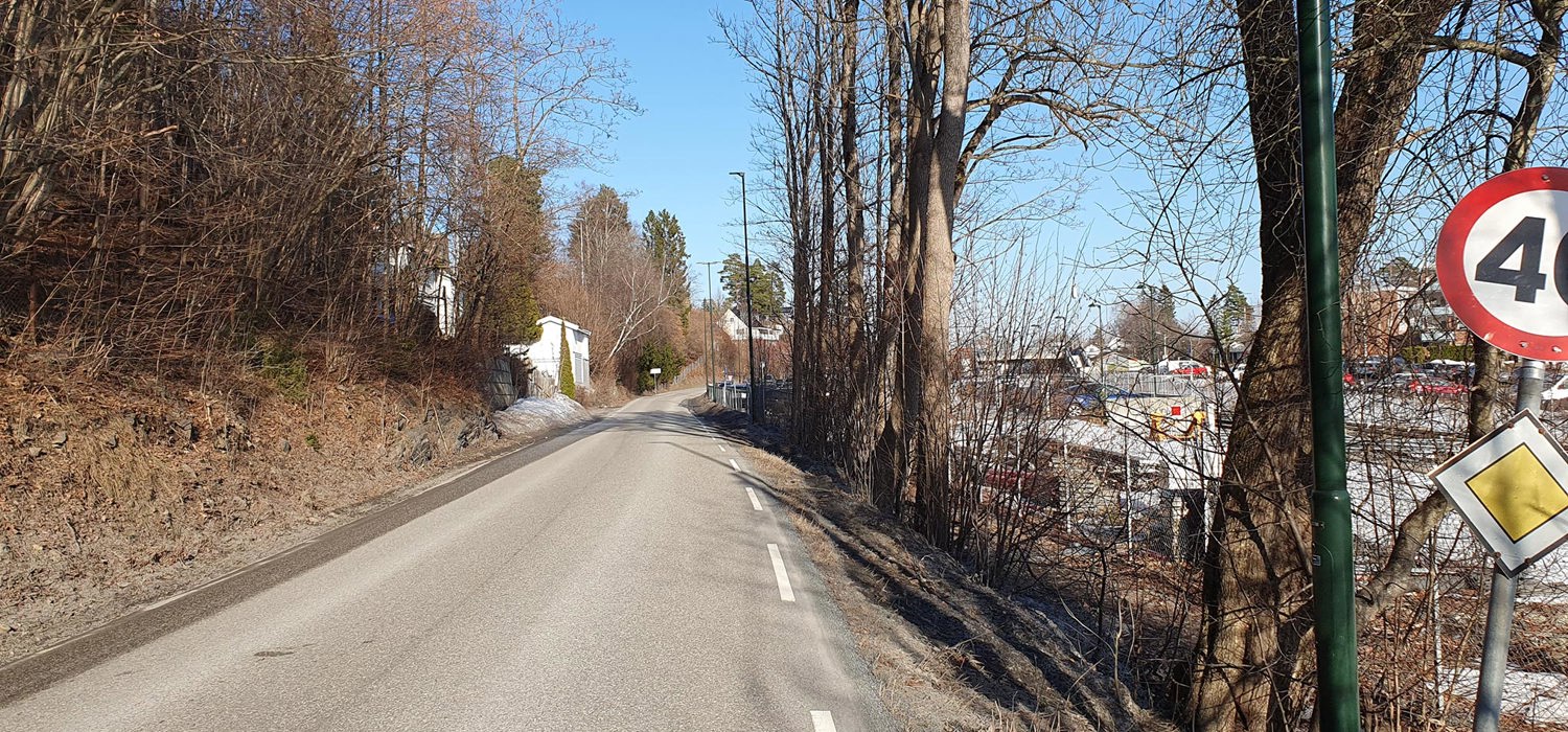 Sykkelvei  Nesveien - 3
